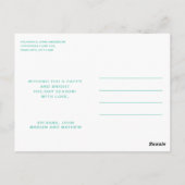 HELLE FARBEN NUTCRACKERS CHRISTMAS POSTKARTE (Rückseite)