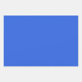 Helle Farben Royal Blue und Green Geschenkpapier Set (Vorderseite 2)