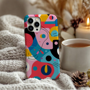 Helle Farben, skurrile Formen, moderne Geometrie Case-Mate iPhone 14 Pro Hülle