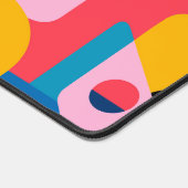 Helle Farben, skurrile Formen, moderne geometrisch Schreibtischunterlage (Ecke)