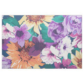 Helle Farben Sommerfarben Blume Collage Muster Stoff (Fat Quarter (45,7 x 55,9 cm))