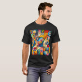 helle Farben T-Shirt (Vorne ganz)