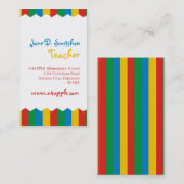 Helle Farben Visitenkarte (Vorne/Hinten)