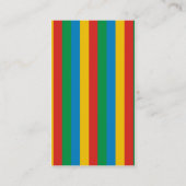 Helle Farben Visitenkarte (Rückseite)