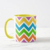 Helle Farben Zickzack Tasse (Links)