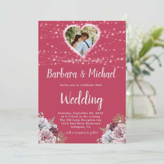 HELLE FARBENFARBEN EINLADUNG (Stehend Vorderseite)