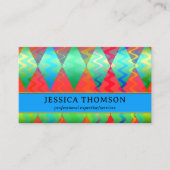 Helle, farbenfrohe Augen, die Visitenkarte (Vorderseite)