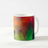 Helle, farbenfrohe Fee Kunst Kaffeetasse (VorderseiteRechts)