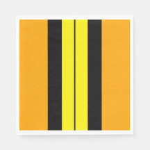 Helle, farbenfrohe, fett gelbe schwarze Streifen