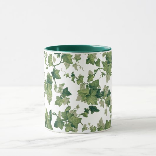 Helle farbenfrohe grüne Kletterpartie Tasse (Zentrum)