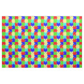 Helle, farbenfrohe Jigsaw Puzzle Themed Print Stoff (Yard (91,4 cm))