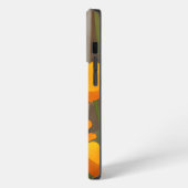 Helle farbenfrohe kalifornische Poppies Personalis iPhone Hülle (Linke Seite)