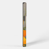 Helle farbenfrohe kalifornische Poppies Personalis iPhone Hülle (Rechte Seite)