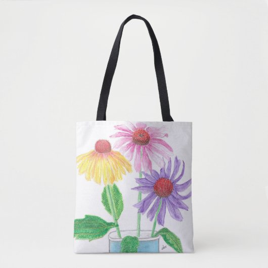Helle, farbenfrohe Konfektionäre Tasche (Vorderseite)