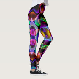 Helle, farbenfrohe Leggings Running Pants