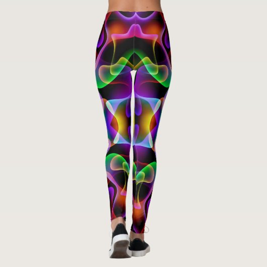 Helle, farbenfrohe Leggings Running Pants (Rückseite)