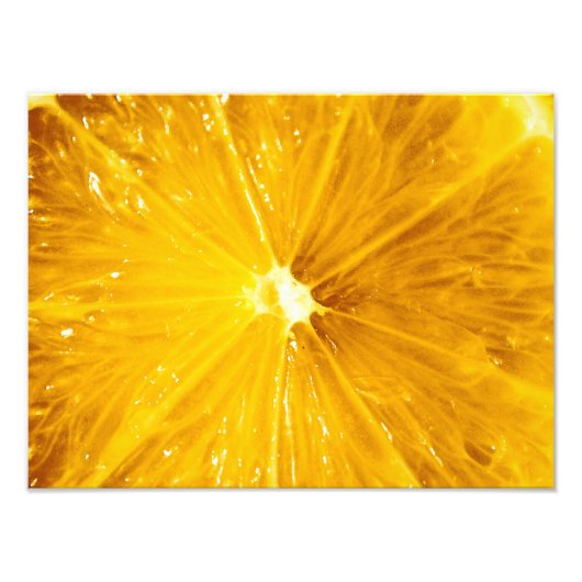 Helle, farbenfrohe Lemon Nah Fotodruck (Vorne)