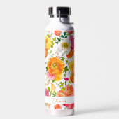 Helle, farbenfrohe Pflaumen Personalisiert Trinkflasche (Links)