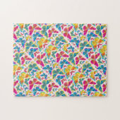 Helle, farbenfrohe Schmetterlinge herausfordern Pu Puzzle (Horizontal)