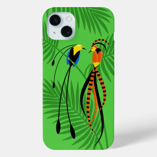 Helle, farbenfrohe Vögel des Paradieses Case-Mate iPhone Hülle (Rückseite)