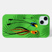 Helle, farbenfrohe Vögel des Paradieses Case-Mate iPhone Hülle (Rückseite (Horizontal))
