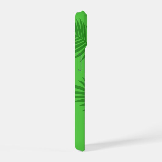 Helle, farbenfrohe Vögel des Paradieses iPhone 15 Hülle (Rechte Seite)