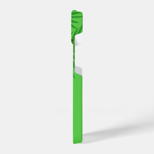 Helle, farbenfrohe Vögel des Paradieses iPhone Hülle (Linke Seite)