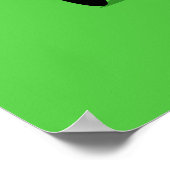 Helle, farbenfrohe Vögel des Paradieses Poster (Ecke)