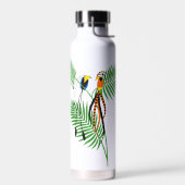 Helle, farbenfrohe Vögel des Paradieses Trinkflasche (Links)