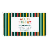 Helle, farbenfrohe Weihnachtsfamilie (Vorne)