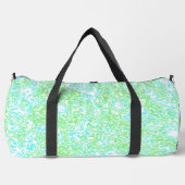 Helle, farbenfrohe, Wirble Abstrakte Boho-Marmor Duffle Bag (Vorderseite)