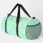 Helle, farbenfrohe, Wirble Abstrakte Boho-Marmor Duffle Bag (Rechte Ecke)