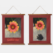 Helle Farbenspiel Gaillardia Blume Fotografie Wandteppich Mit Holzrahmen (Doppelt)
