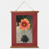 Helle Farbenspiel Gaillardia Blume Fotografie Wandteppich Mit Holzrahmen (Vorderseite 2)