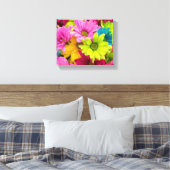 HELLE, FARBHAFTE BLUME LEINWANDDRUCK (Insitu (Schlafzimmer))