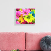 HELLE, FARBHAFTE BLUME LEINWANDDRUCK (Insitu (Wohnzimmer))