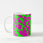 Helle, farbige Abstrakte Geparden Kaffeetasse (Links)