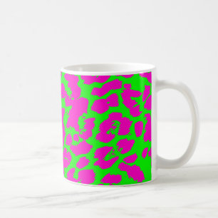 Helle, farbige Abstrakte Geparden Kaffeetasse