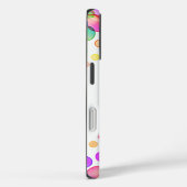 Helle, farbige Bläschen Personalisiert weiß Case-Mate iPhone Hülle (Rückseite / Rechts)