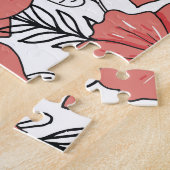 Helle, farbige Blumenskizze, Nahtlos. Puzzle (Seite)