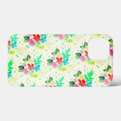 Helle farbige Blumentextur Case-Mate iPhone Ca Hülle (Rückseite (Horizontal))