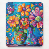 Helle Farbige Florale Mousepad (Vorne)