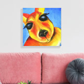 Helle, farbige Kangaroo-Tierart Leinwanddruck (Insitu (Wohnzimmer))