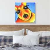 Helle, farbige Kangaroo-Tierart Leinwanddruck (Insitu (Schlafzimmer))