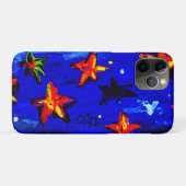 Helle, farbige Orangensterne. Jetzt kaufen Case-Mate iPhone Hülle (Rückseite (Horizontal))