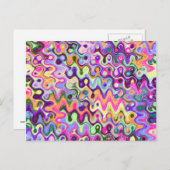 Helle farbige Postkarte (Vorne/Hinten)