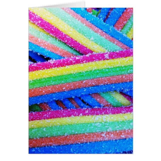 Helle, farbige Süßigkeiten Regenbogen Candy Stripe (Vorne)