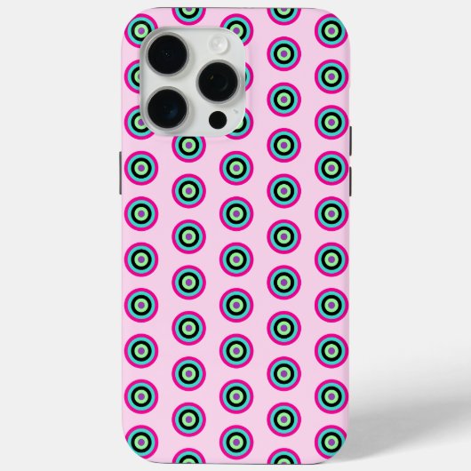 Helle Farbkreise Gehäuse für iPhone 15 Pro Max. Case-Mate iPhone Hülle (Rückseite)