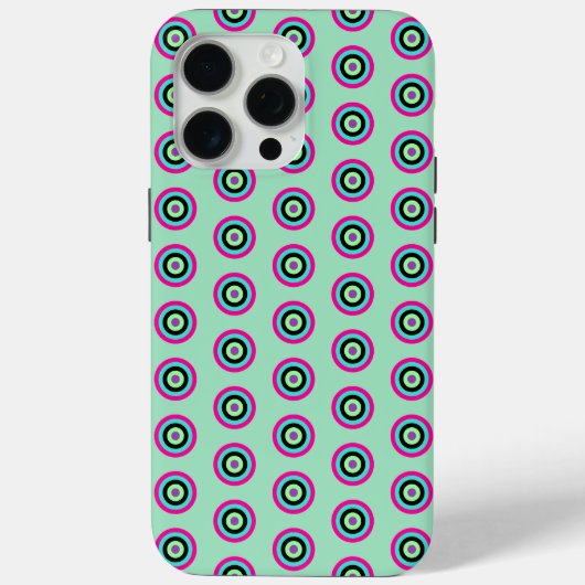 Helle Farbkreise Gehäuse für iPhone 15 Pro Max. Case-Mate iPhone Hülle (Rückseite)