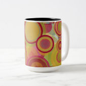 Helle Farbringe Zweifarbige Tasse (VorderseiteRechts)